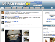 Tablet Screenshot of ncfishfinder.com